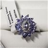 Image 2 : Silver Tanzanite(1ct) Ring (~Size 6), Suggested Retail Value $250
