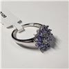 Image 3 : Silver Tanzanite(1ct) Ring (~Size 6), Suggested Retail Value $250