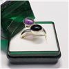 Image 3 : Silver Amethyst Onyx Ring