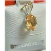 Image 1 : Silver Citrine(0.62ct) Pendant