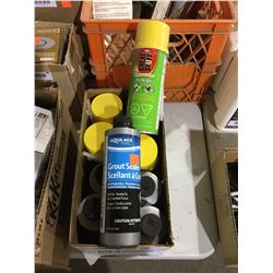 Case of Grout Sealer and Pestblock