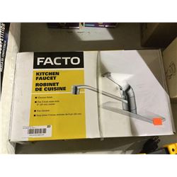 Facto Chrome Finish Kitchen Faucet