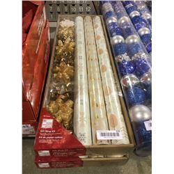 Home Accents Holiday Gift Wrap Kit Lot of 2
