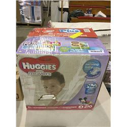 Case of HuggiesLittle Movers Diapers