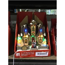 Home Accents Holiday 9" LED Musical Church