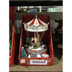 Home Accents Holiday 7" Animated LED Carousel