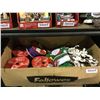 Image 1 : Box of Assorted Christmas Accessories