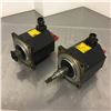 Image 2 : (2) Fanuc A06B-0034-B075 AC Servo Motor *ONE HAS BROKEN PLUG SEE PICS FOR DETAILS*