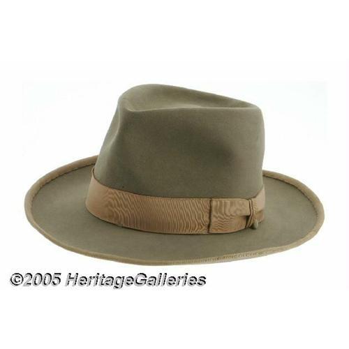 Archie Bunker's Costume Hat. Tan. felt hat worn by Archie