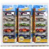 Image 1 : LOT OF 3 FACTORY SEALED HOT WHEELS PACKS.