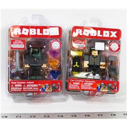 ROBLOX FIGURES: MAD GAMES ADAM AND CAR CRUSHER