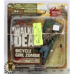 THE WALKING BICYCLE GIRL ZOMBIE ACTION FIGURE.