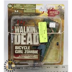 THE WALKING BICYCLE GIRL ZOMBIE ACTION FIGURE.