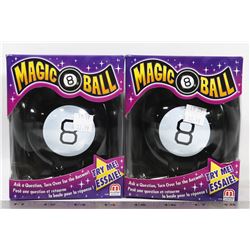 LOT OF 2 MAGIC 8 BALLS.