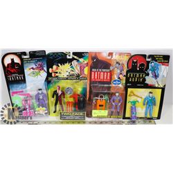 1993 TO 1998 BATMAN 4 FIGURE LOT INCL JET PACK