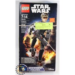 STAR WARS LEGO SERGEANT JYN ERSO BUILDABLE FIGURE.