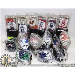 1996 & 2003 MCDONALDS GOALIE HELMETS LOT OF 4 &