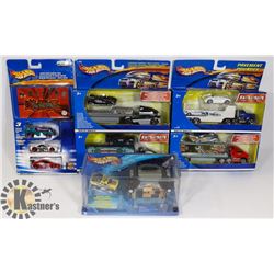 6 SEALED ASSORTED HOT WHEEL PACKS