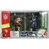 Image 1 : NFL STEELERS 2 PACK MCFARLANE FIGURES.