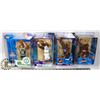 Image 1 : LOT OF 4 NBA ASSORTED MCFARLANE FIGURES.