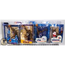 LOT OF 4 NBA ASSORTED MCFARLANE FIGURES.