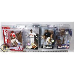 LOT OF 4 MLB ASSORTED MCFARLANE FIGURES.