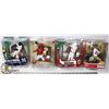 Image 1 : LOT OF 4 MLB & NFL MCFARLANE ASSORTED FIGURES.