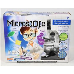 KIDS MICROSCOPE WITH 15 EXPERIMENTS