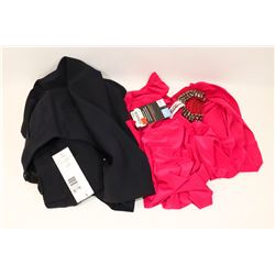 FLAT WITH NEW LADIES CLOTHES, SZ LG SHIRT, SZ 2