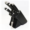 Image 1 : KNIFE BLOCK WITH KNIVES