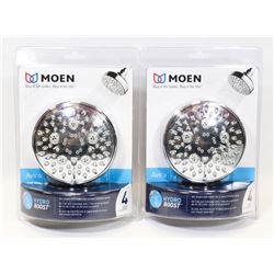 SET OF 2 SEALED MOEN AVIRA 4 IN 1 SHOWER