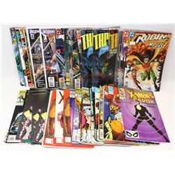 BOX OF COMICS-ROBIN, TEKWORLD AND MORE