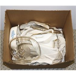 BOX OF CASSEROLE DISHES