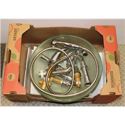 SINK, HANDLEAD SHOWERHEAD AND FAWCETT