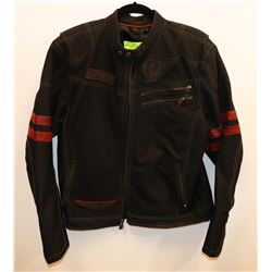 LADIES BLACK HARLEY DAVIDSON JACKET SZ LG