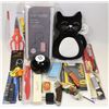 Image 1 : BOX WITH KITTY DOOR STOPPER & NEW KITCHEN ITEMS