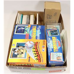 BOX OF BASEBALL CARDS INCL 1970 OPC AND PCL LEAGUE