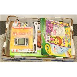 LOT OF ASSORTED GAMES AND CRAFTS