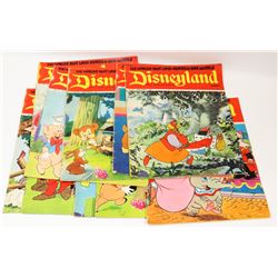 LOT OF 10 DISNEYLAND COMIC MAGAZINES