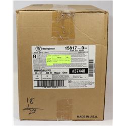 BOX OF 6 METAL HALIDE LAMP 400 WATTS CLEAR
