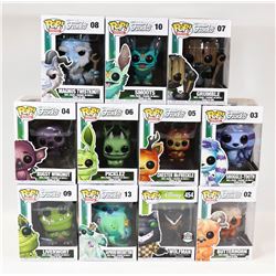 LOT OF 11 POP MONSTERS COLLECTORS SERIES NEW