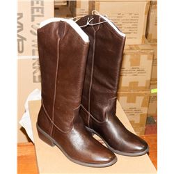 NEW GENUINE 1976 GENUINE LEATHER BOOTS SZ 8