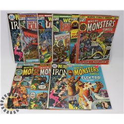 LOT OF TEN 20 CENT ASSORTED COMICS.