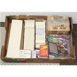 LOT OF ASSORTED COLLECTOR CARDS, HOCKEY, FOOTBALL,
