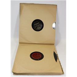 ALBUM OF 12 - 12 INCH PHONOGRAPH RECORDS