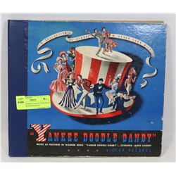 YANKEE DOODLE DANDY ALBUM OF 10 INCH PHONOGRAPH RE