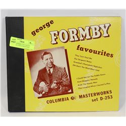 GEORGE FORMBY FAVORITES ALBUM OF 10 INCH PHONOGRA