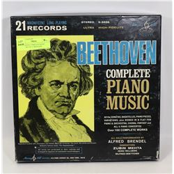 BEETHOVEN COMPLETE PIANO MUSIC SET OF 21 HIGH FIDE