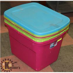 BUNDLE OF 4 MULTI-COLOUR STERLITE