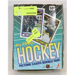 TOPPS 1990 HOCKEY PICTURE CARDS BUBBLE GUM